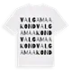 Valga maakond ordlek t-shirt