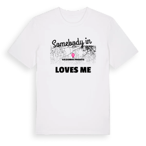 Någon i Valgundes pagasts älskar mig t-shirt – ekologisk bomull t-shirt från Pinshirt