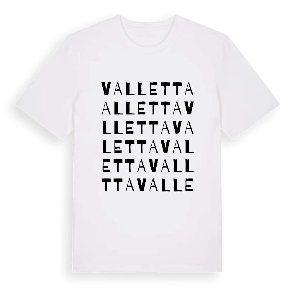 Valletta ordlek t-shirt – White, i miljö