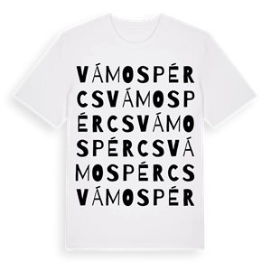 Vámospércs ordlek t-shirt – ekologisk bomull t-shirt från Pinshirt