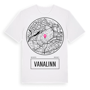 Vanalinn t-shirt – ekologisk bomull t-shirt från Pinshirt