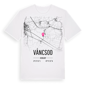Váncsod karta t-shirt – ekologisk bomull t-shirt från Pinshirt