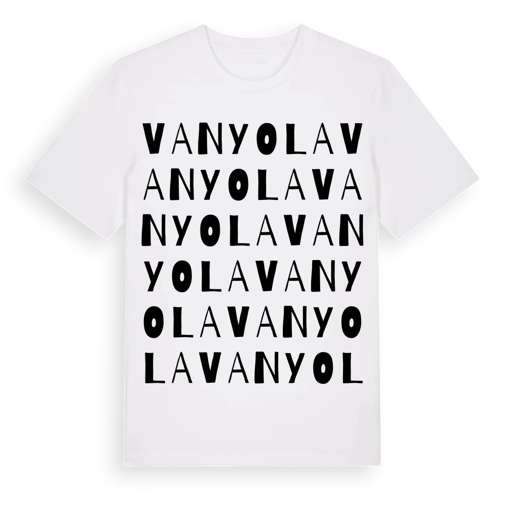 Vanyola ordlek t-shirt – White, i miljö
