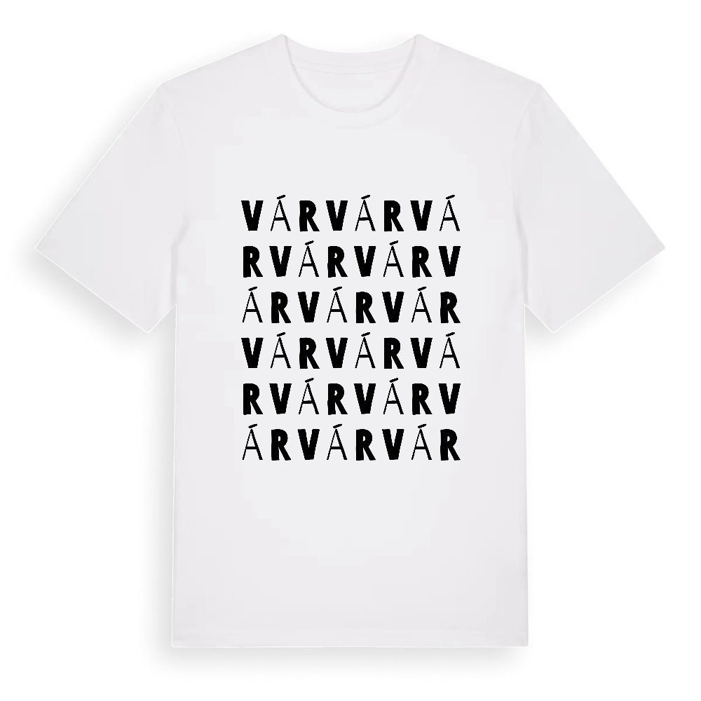 Vár ordlek t-shirt – White, i miljö