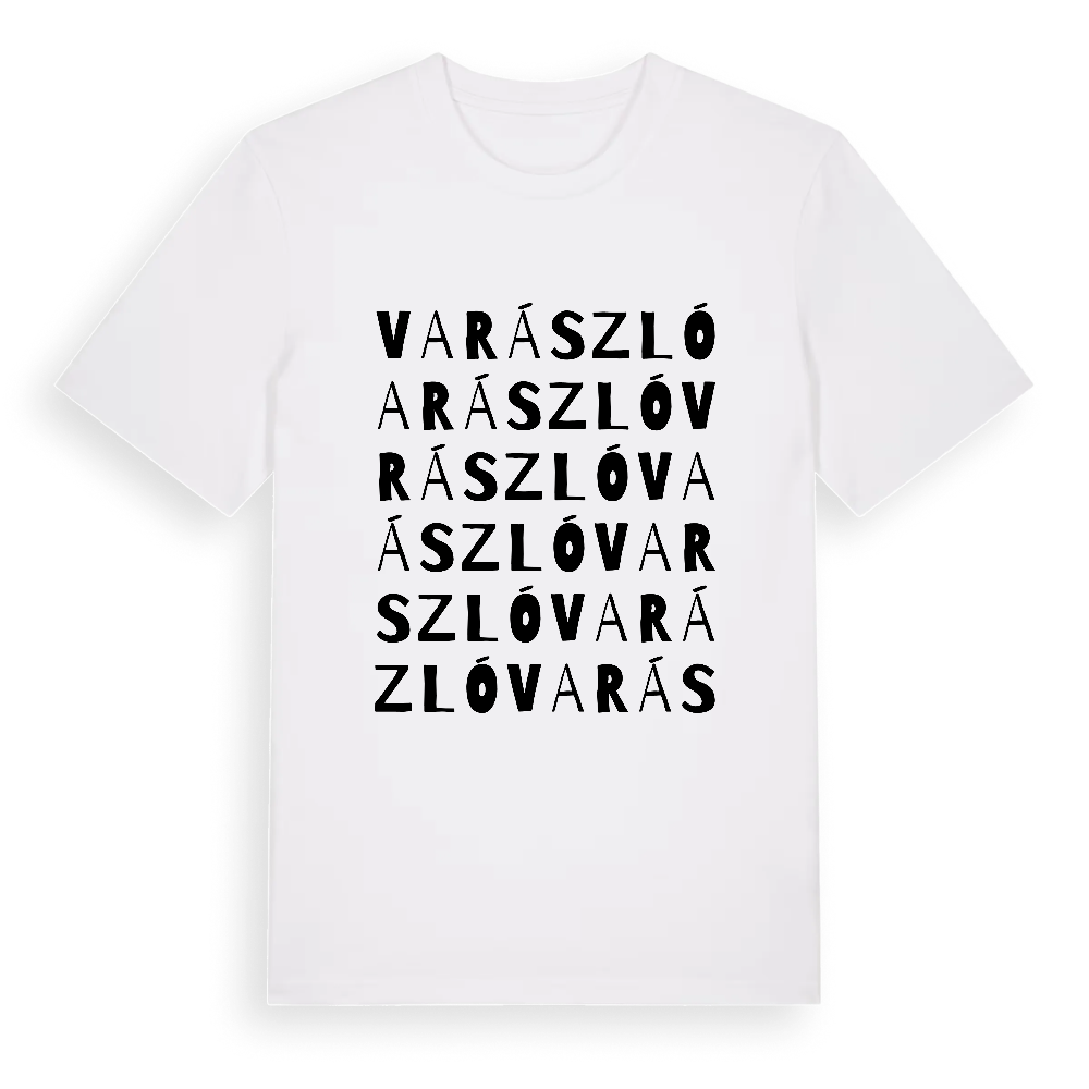 Varászló ordlek t-shirt – White, i miljö