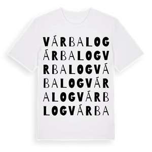 Várbalog ordlek t-shirt – ekologisk bomull t-shirt från Pinshirt
