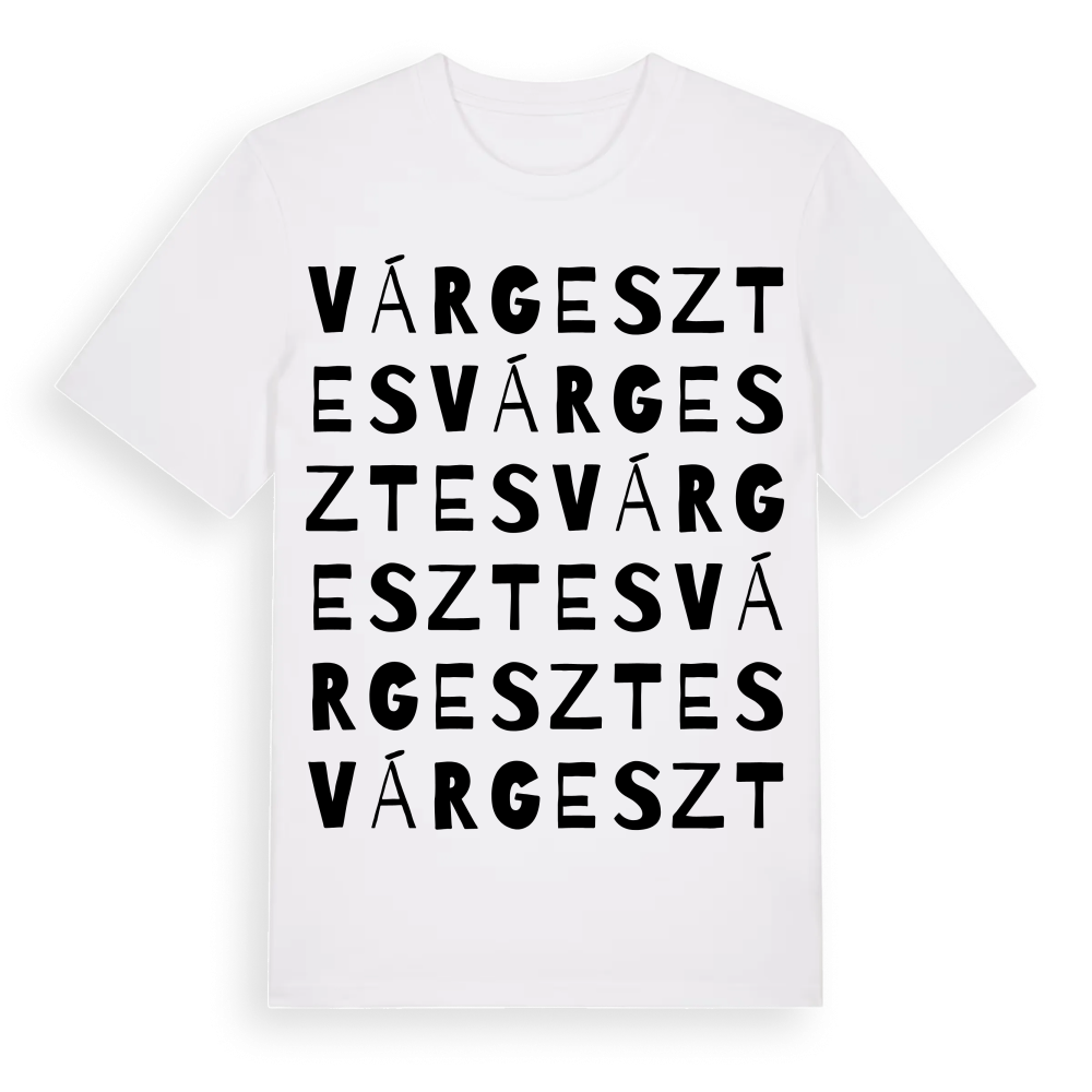 Várgesztes ordlek t-shirt – White, i miljö
