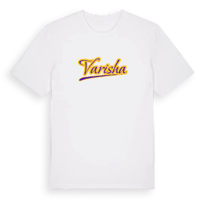 Varisha baseball t-shirt – ekologisk bomull t-shirt från Pinshirt