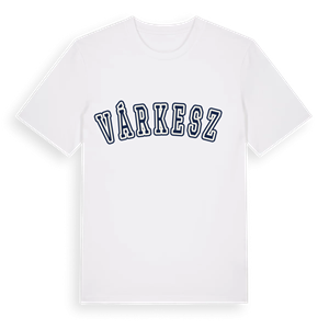 Várkesző college t-shirt – ekologisk bomull t-shirt från Pinshirt