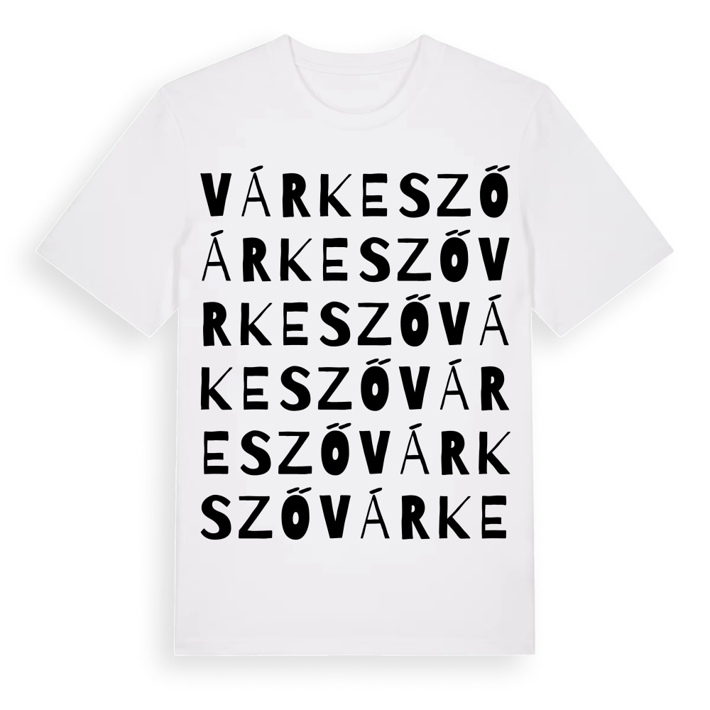 Várkesző ordlek t-shirt – White, i miljö