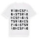 Vārmes pagasts ordlek t-shirt