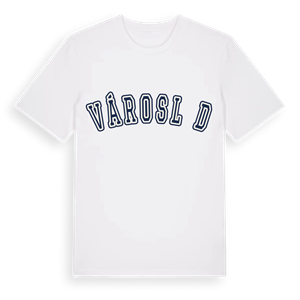 Városlőd college t-shirt – ekologisk bomull t-shirt från Pinshirt