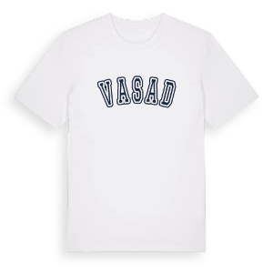 Vasad college t-shirt – ekologisk bomull t-shirt från Pinshirt