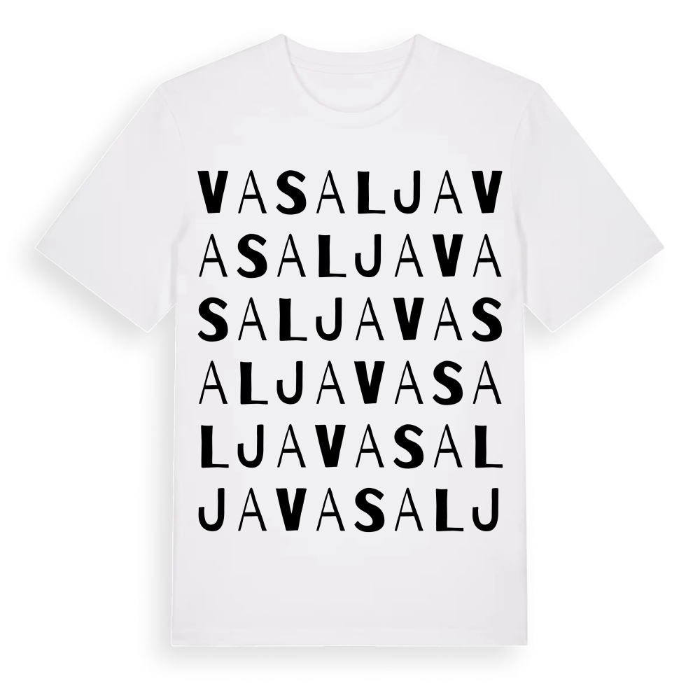 Vasalja ordlek t-shirt – White, i miljö