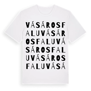 Vásárosfalu ordlek t-shirt – ekologisk bomull t-shirt från Pinshirt