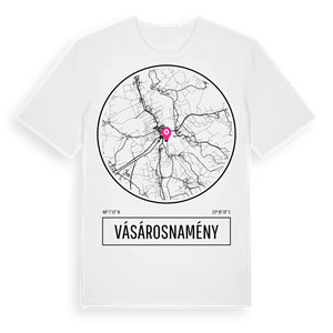 Vásárosnamény t-shirt – ekologisk bomull t-shirt från Pinshirt