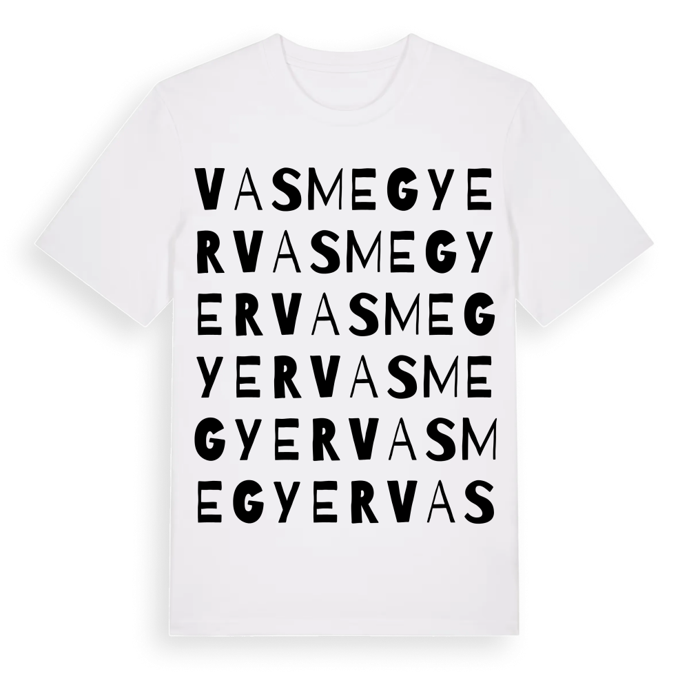Vasmegyer ordlek t-shirt – White, i miljö