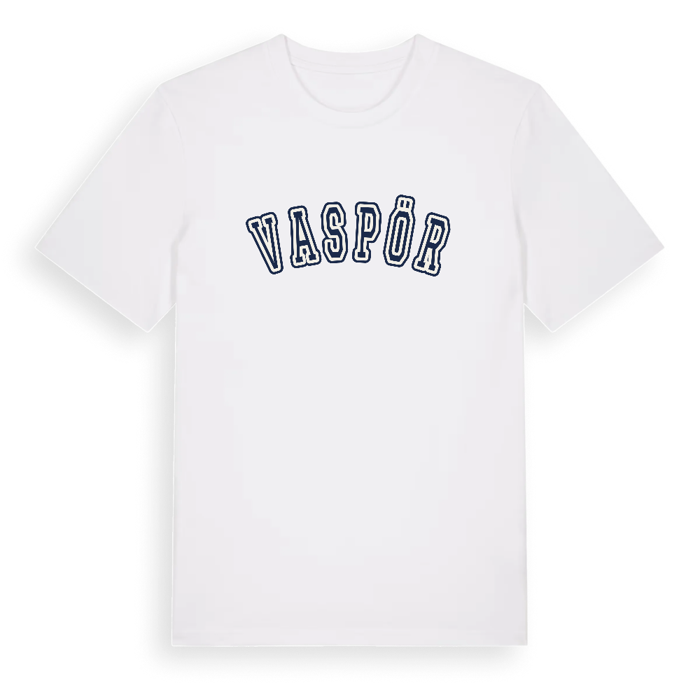 Vaspör college t-shirt – White, i miljö
