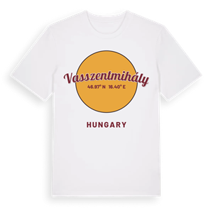 Vasszentmihály cirkel t-shirt – ekologisk bomull t-shirt från Pinshirt