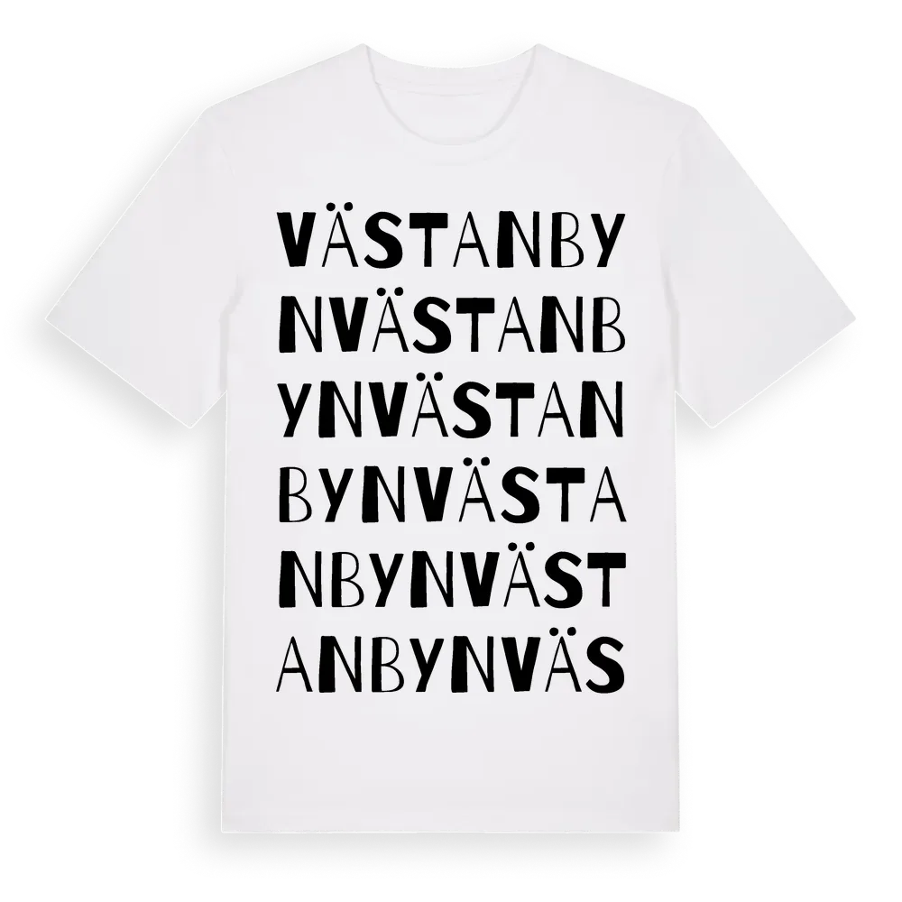 Västanbyn ordlek t-shirt i miljö