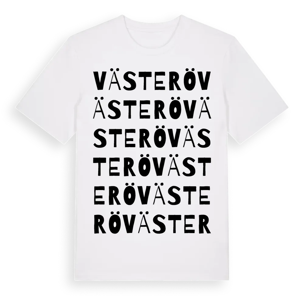 Västerö ordlek t-shirt i miljö