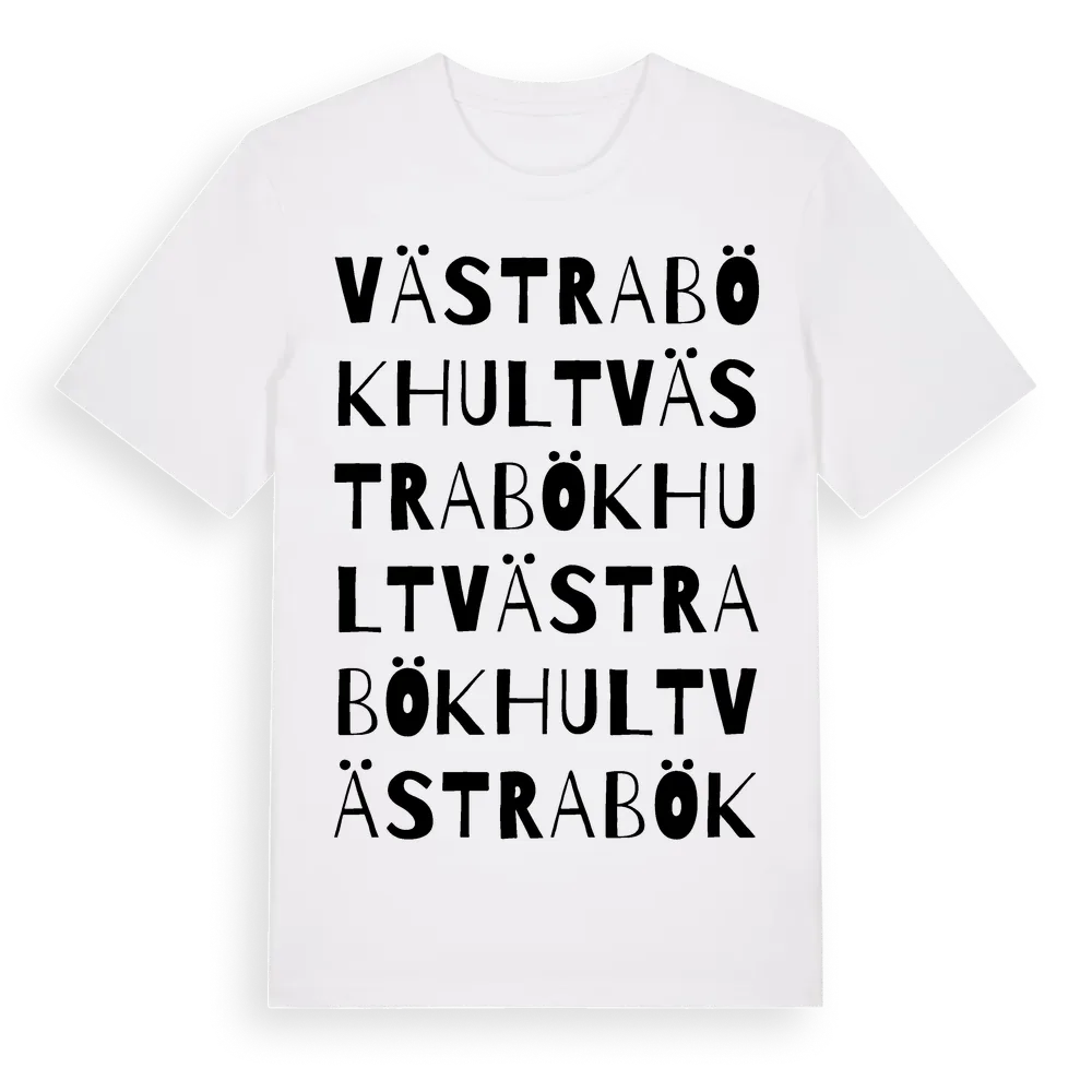 Västra Bökhult ordlek t-shirt i miljö