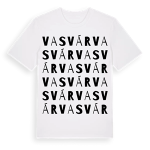 Vasvár ordlek t-shirt – ekologisk bomull t-shirt från Pinshirt