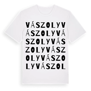 Vászoly ordlek t-shirt – ekologisk bomull t-shirt från Pinshirt