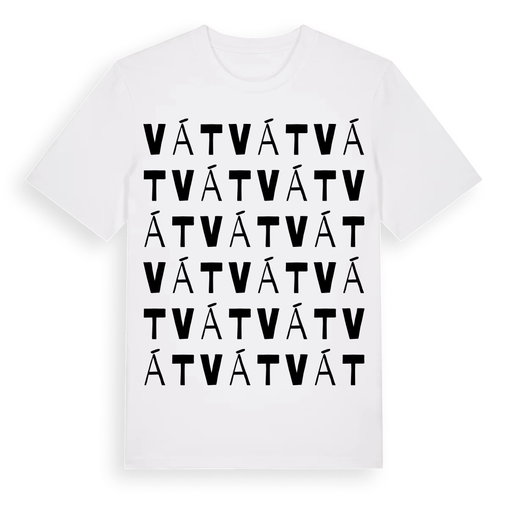 Vát ordlek t-shirt – White, i miljö