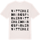 Vintage White t-shirt med Vattenledningsparken ordlek t-shirt