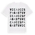Vecauces pagasts ordlek t-shirt