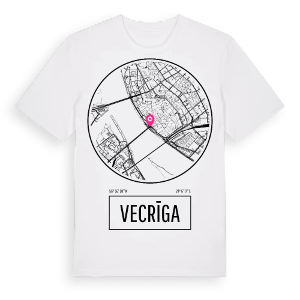 Vecrīga t-shirt – ekologisk bomull t-shirt från Pinshirt