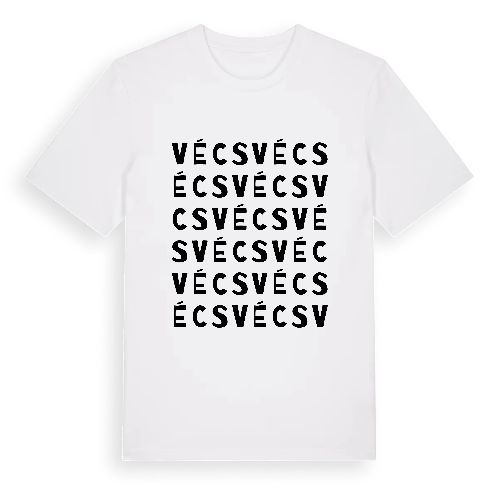 Vécs ordlek t-shirt – White, i miljö