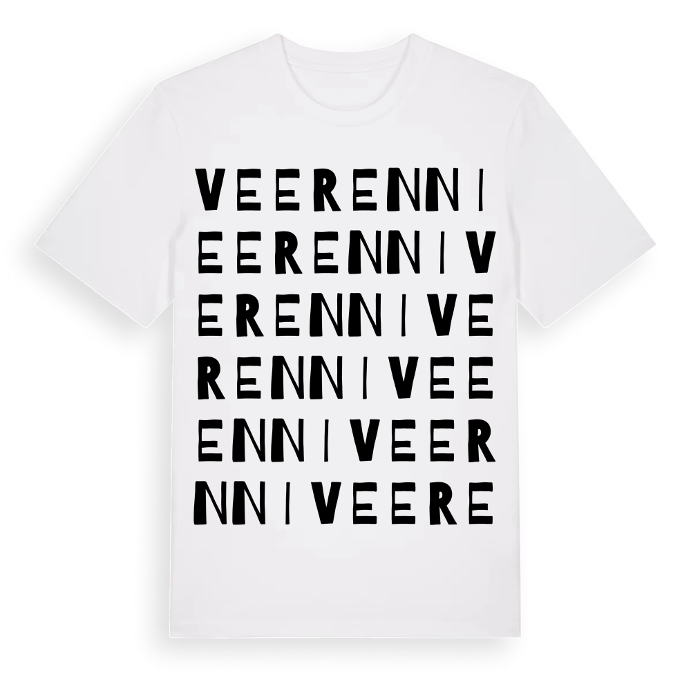 Veerenni ordlek t-shirt – White, i miljö