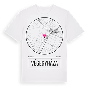 Végegyháza t-shirt – ekologisk bomull t-shirt från Pinshirt