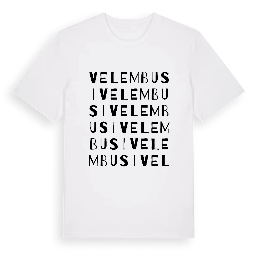 Velembusi ordlek t-shirt – White, i miljö