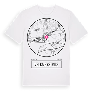 Velká Bystřice t-shirt – ekologisk bomull t-shirt från Pinshirt
