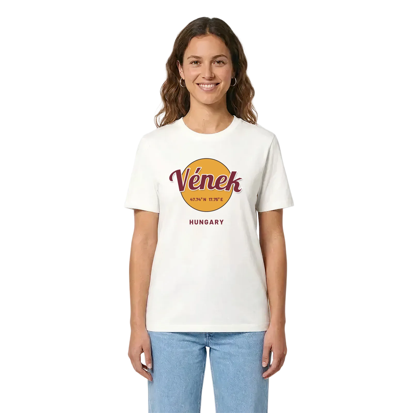 Vének cirkel t-shirt – White, i miljö