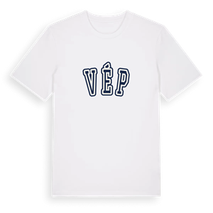 Vép college t-shirt – ekologisk bomull t-shirt från Pinshirt
