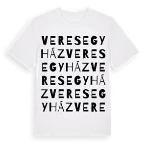 Veresegyház ordlek t-shirt – ekologisk bomull t-shirt från Pinshirt