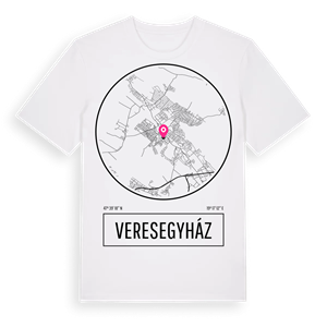 Veresegyház t-shirt – ekologisk bomull t-shirt från Pinshirt
