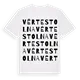 Vértestolna ordlek t-shirt