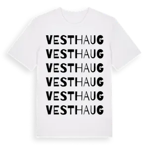 Vesthaug ordlek t-shirt – ekologisk bomull t-shirt från Pinshirt