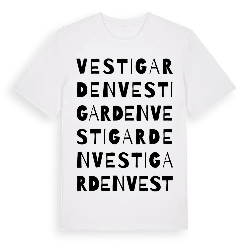 Vestigarden ordlek t-shirt i miljö