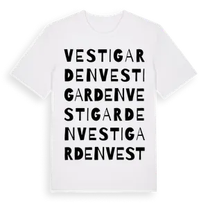 Vestigarden ordlek t-shirt – ekologisk bomull t-shirt från Pinshirt