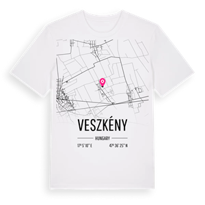 Veszkény karta t-shirt – ekologisk bomull t-shirt från Pinshirt