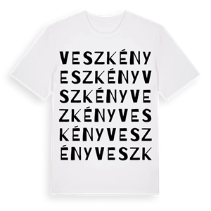 Veszkény ordlek t-shirt – ekologisk bomull t-shirt från Pinshirt