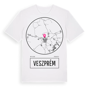 Veszprém t-shirt – ekologisk bomull t-shirt från Pinshirt