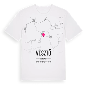 Vésztő karta t-shirt – ekologisk bomull t-shirt från Pinshirt