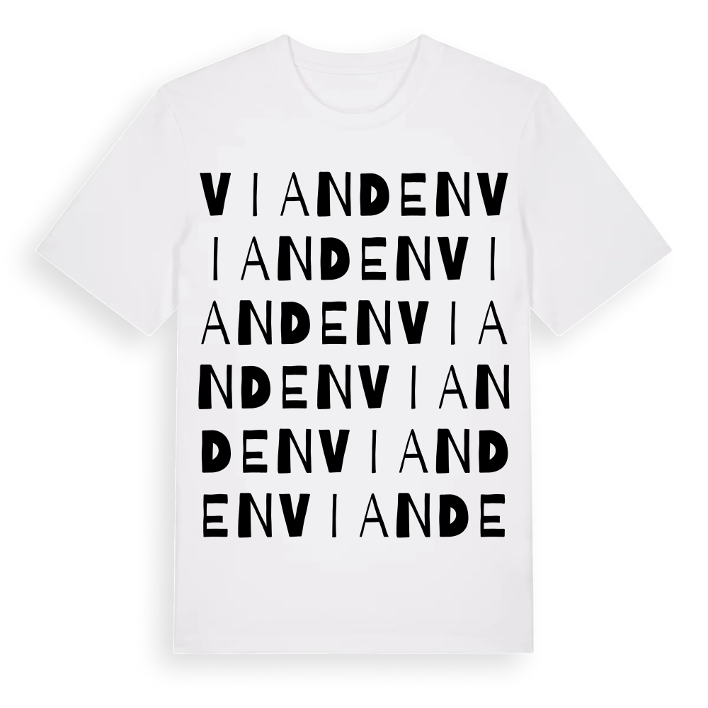 Vianden ordlek t-shirt – White, i miljö